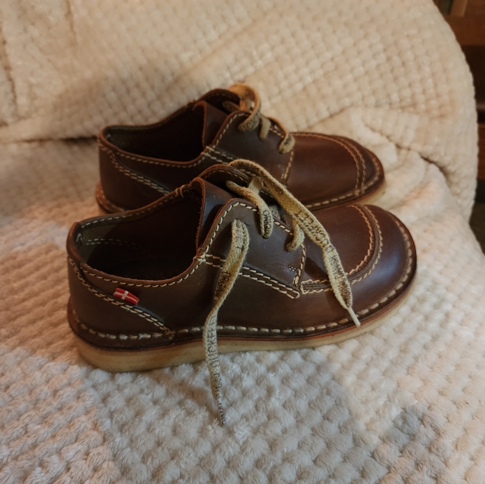 Brown leather duckfeet size 39 (9)